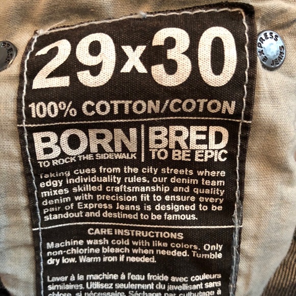 Men’s Express Jeans - Picture 2 of 5